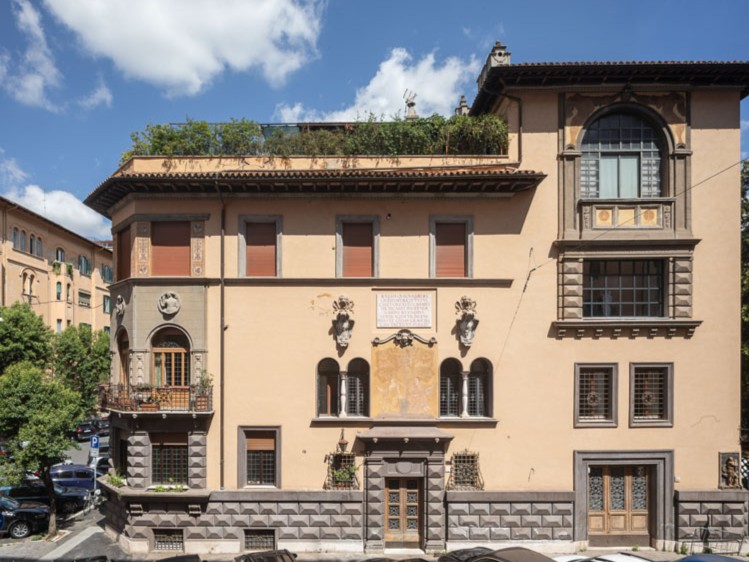 Il prospetto storico dell'edificio a lavori ultimati