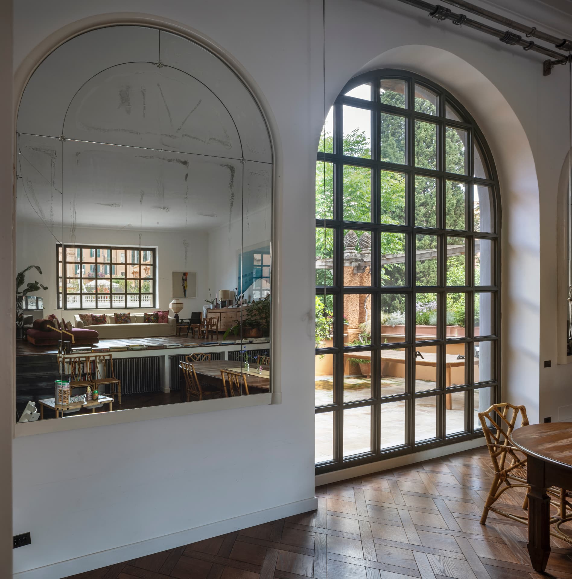Il salone di rappresentanza di Casa Pimentel a lavori ultimati