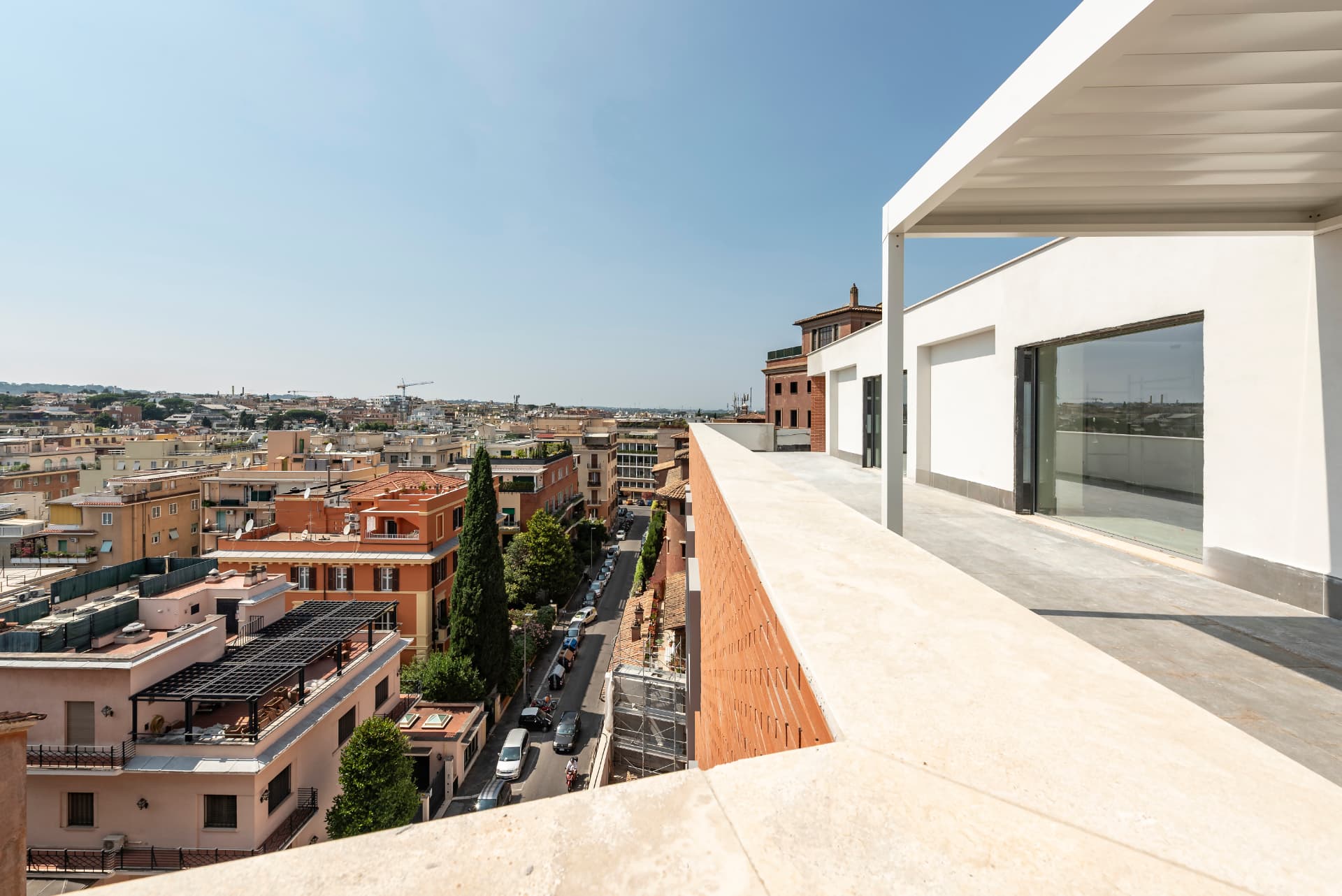 Vista dalla terrazza sui Parioli